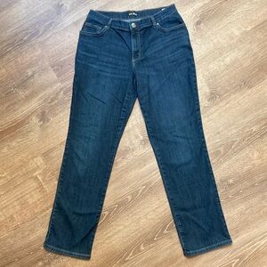 Women’s Lee Blue Relaxed Fit Straight Leg Jeans Classic Style Size 12 Med